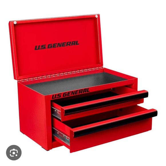 Red U.S. General Mini Toolbox - Picture 6 of 6